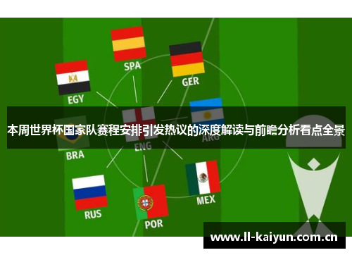 本周世界杯国家队赛程安排引发热议的深度解读与前瞻分析看点全景 本周世界杯国家队赛程安排引发热议的深度解读与前瞻分析看点全景